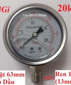 Đồng hồ đo áp suất khí nén loại có dầu