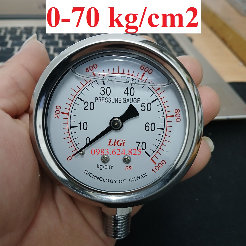 Đồng hồ đo áp suất 0 - 70kg/cm2