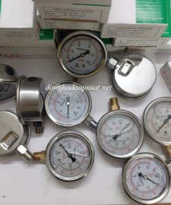 đồng hồ đo áp suất 7kg có dầu ligi