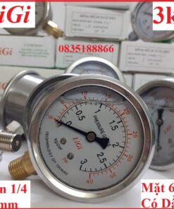 đồng hồ áp suất khí nén 3kg