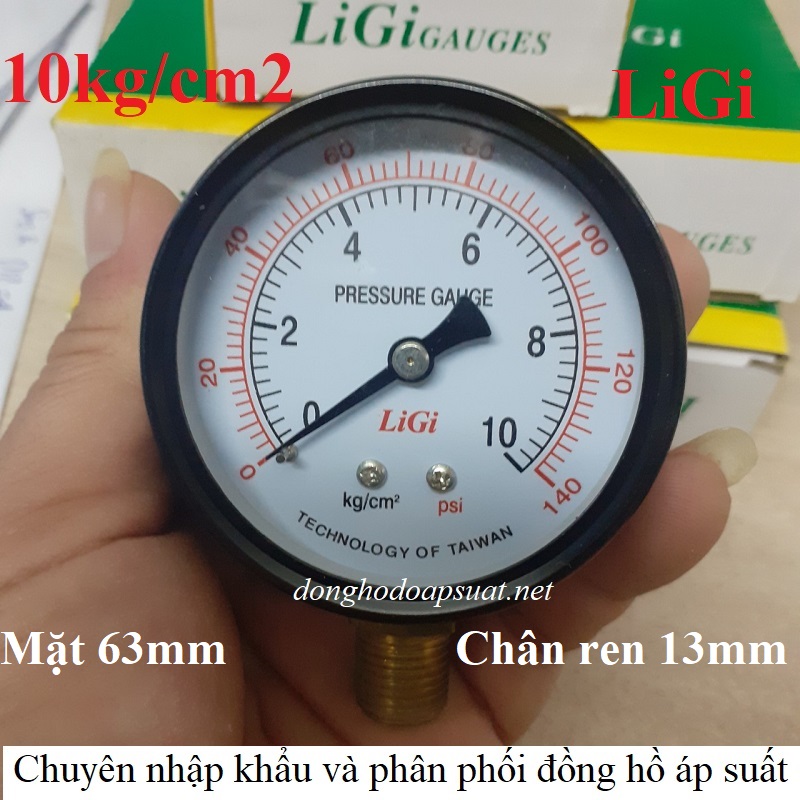 đồng hồ áp suất khí nén10kg
