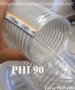 Ống nhựa mềm lõi thép Phi 90