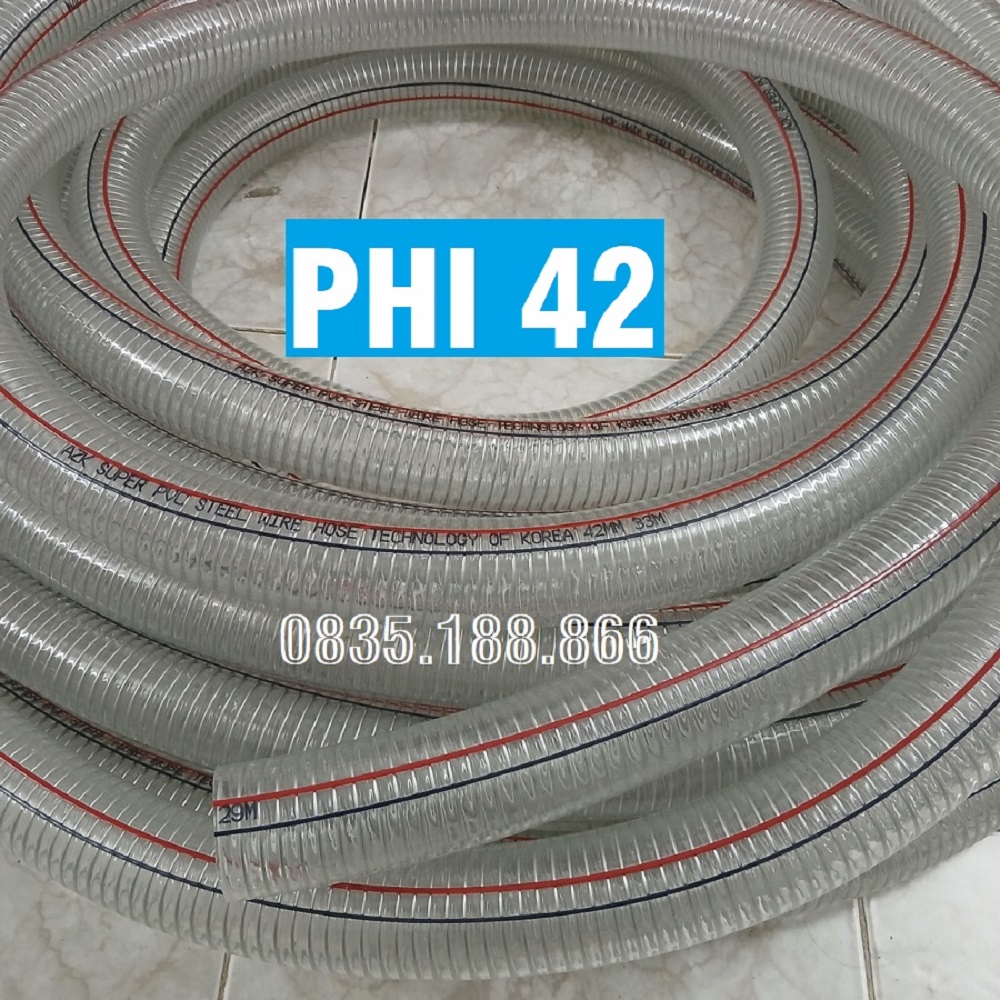 Ống nhựa mềm lõi thép phi 42