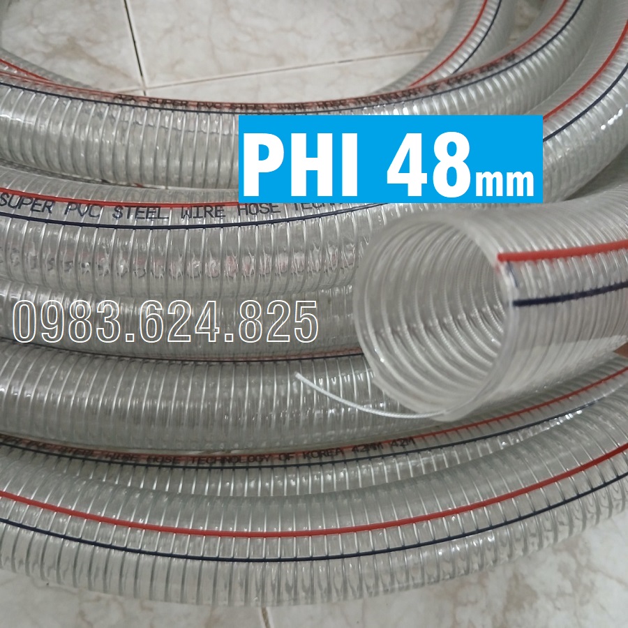 Ống nhựa mềm lõi thép Phi 48