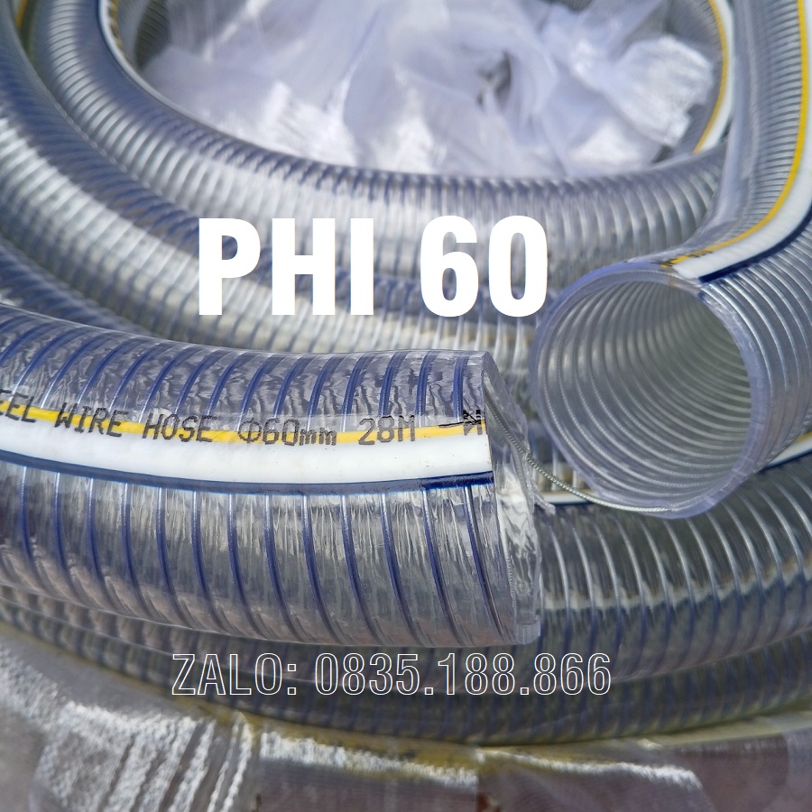 Ống nhựa mềm lõi thép phi 60
